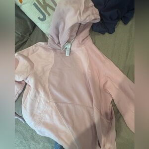 Pink Hooded Sweatshirt Alo Make waves hoodie EUC